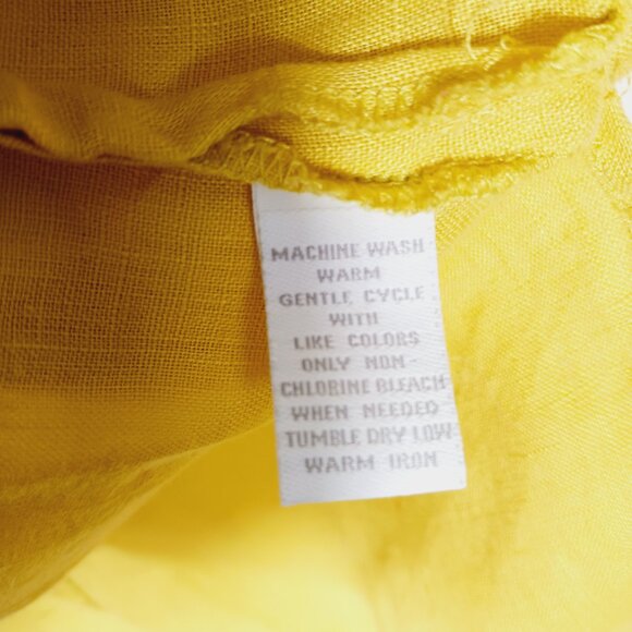 Charter Club, 18W, Linen Tunic w/ Embroidered Detail, 3/4 Sleeves, Boho Bohemian - Picture 12 of 12